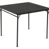 Black Square Folding Table, (34" X 34")