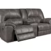 Stratolounger Stallion Reclining Console Loveseat