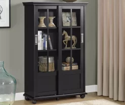 Ameriwood Glass Door 4-Shelf Bookcases -Chic Furniture Shop 810369311