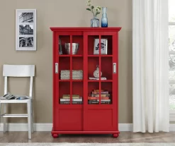 Ameriwood Glass Door 4-Shelf Bookcases -Chic Furniture Shop 810369312