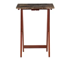 Williams 4-Piece Faux Marble Tray Table Set 16 Williams 4-Piece Faux Marble Tray Table Set -Chic Furniture Shop 810386282 A0 3