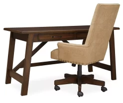 Baldridge Brown Desk -Chic Furniture Shop 810389272 5