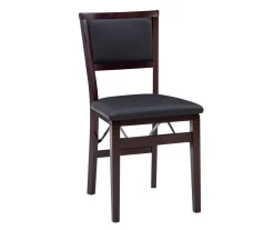 Brown Classic Open Back Folding Chairs, 2-Pack -Chic Furniture Shop 810389460 A0 2