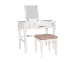 Martha Mirror Vanity Set With Stool -Chic Furniture Shop 810389524 A0 1