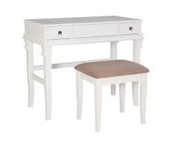 Martha Mirror Vanity Set With Stool -Chic Furniture Shop 810389524 A0 2