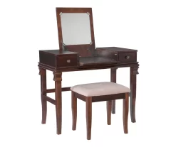 Martha Mirror Vanity Set With Stool -Chic Furniture Shop 810389525 A0 1