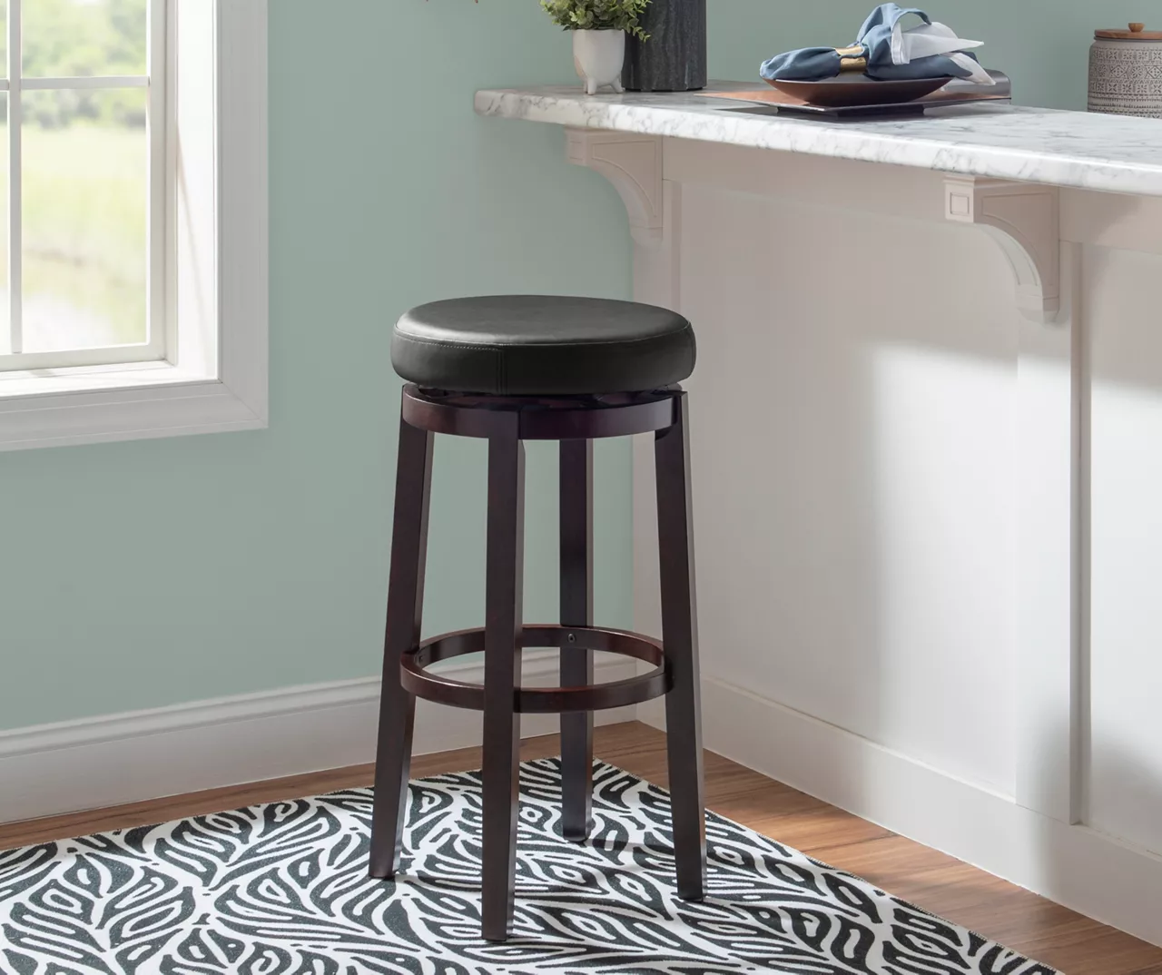 Clea Faux Leather Bar/ Counter Stools 16 Clea Faux Leather Bar/ Counter Stools - Image 16