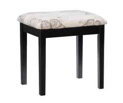 Black Butterfly Mirror Vanity Set With Stool -Chic Furniture Shop 810389539 A0 5