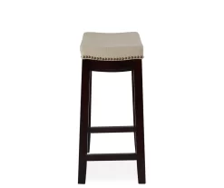 Clay Walnut Saddle Style Bar/ Counter Stools -Chic Furniture Shop 810389541 2