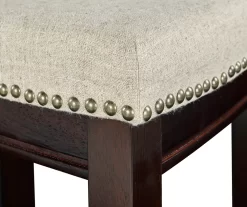 Clay Walnut Saddle Style Bar/ Counter Stools -Chic Furniture Shop 810389541 3