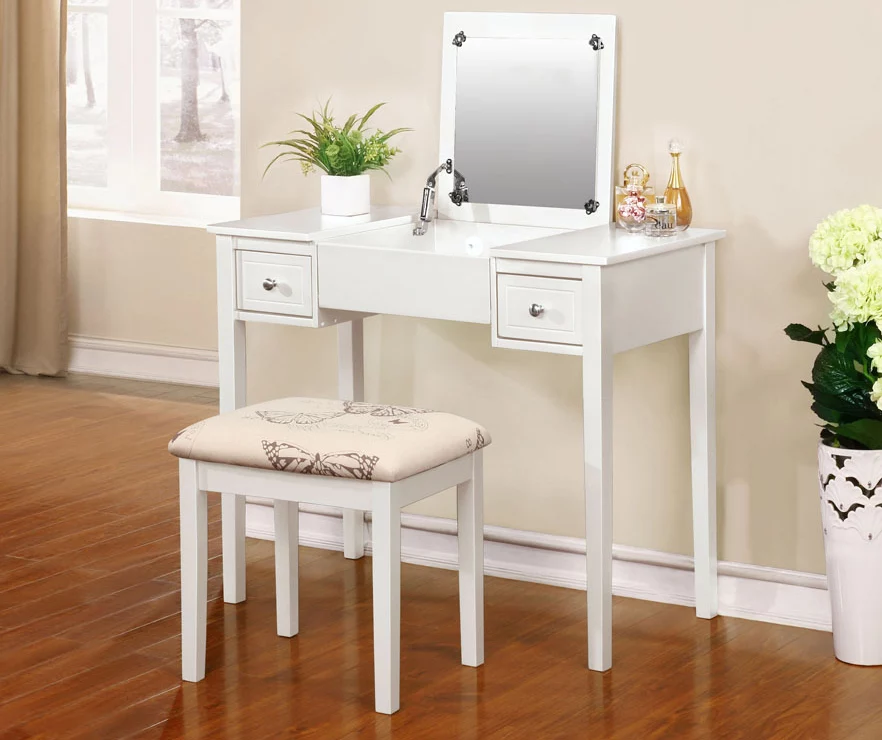 Butterfly Mirror Vanity Set With Stool 1 Butterfly Mirror Vanity Set With Stool