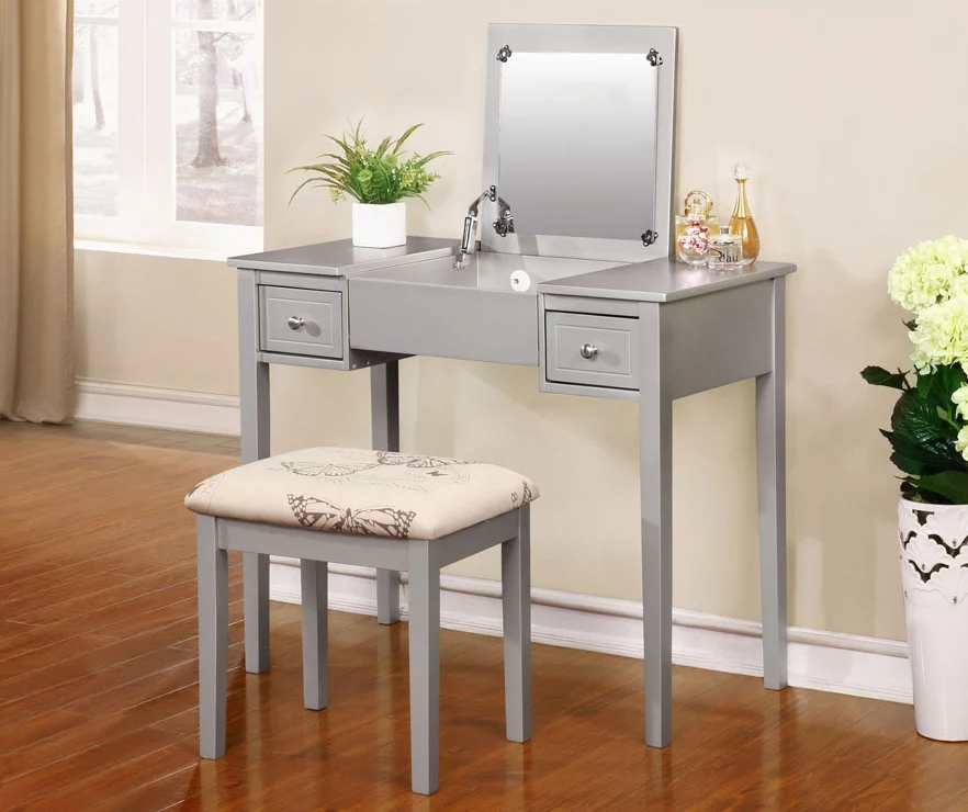 Butterfly Mirror Vanity Set With Stool 14 Butterfly Mirror Vanity Set With Stool - Image 14