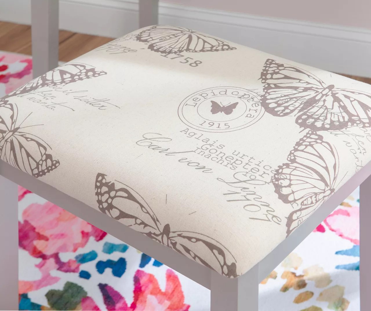 Butterfly Mirror Vanity Set With Stool 18 Butterfly Mirror Vanity Set With Stool - Image 18