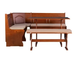 Beige Microfiber Cushion Set For Breakfast Nook -Chic Furniture Shop 810389546 A8 4