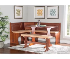 Beige Microfiber Cushion Set For Breakfast Nook -Chic Furniture Shop 810389546 A8 9