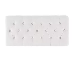 Marie Platinum Padded Glam Acrylic Bench -Chic Furniture Shop 810389624 A4