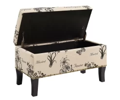 Claudia Botanical Storage Ottoman -Chic Furniture Shop 810389625 A0 4