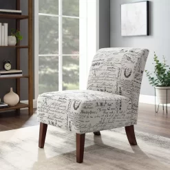 Shelby Script Armless Accent Chair 7 Shelby Script Armless Accent Chair -Chic Furniture Shop 810389655 2 2