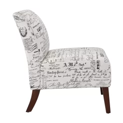 Shelby Script Armless Accent Chair 9 Shelby Script Armless Accent Chair -Chic Furniture Shop 810389655 4 1