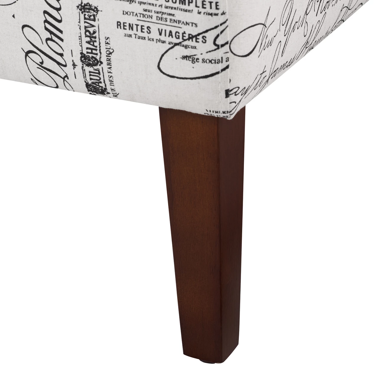 Shelby Script Armless Accent Chair 6 Shelby Script Armless Accent Chair - Image 6