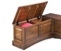 Cannon Walnut Backless Breakfast Nook -Chic Furniture Shop 810389665 3