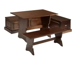 Cannon Walnut Backless Breakfast Nook -Chic Furniture Shop 810389665 A0 1