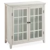 Preston White Vintage 2-Door Cabinet