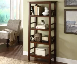 Rockford Antique Tobacco 4-Shelf Bookcase 5 Rockford Antique Tobacco 4-Shelf Bookcase -Chic Furniture Shop 810389675 3