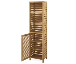 Pierce Bamboo 3-Shelf Tall Cabinet 17 Pierce Bamboo 3-Shelf Tall Cabinet -Chic Furniture Shop 810389688 2