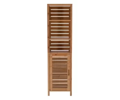 Pierce Bamboo 3-Shelf Tall Cabinet 18 Pierce Bamboo 3-Shelf Tall Cabinet -Chic Furniture Shop 810389688 A0 2