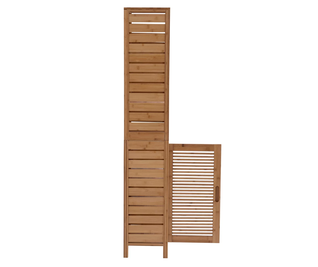 Pierce Bamboo 3-Shelf Tall Cabinet 9 Pierce Bamboo 3-Shelf Tall Cabinet - Image 9