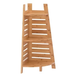 Pierce Bamboo 3-Tier Corner Shelf 18 Pierce Bamboo 3-Tier Corner Shelf -Chic Furniture Shop 810389691 2