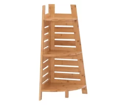 Pierce Bamboo 3-Tier Corner Shelf 15 Pierce Bamboo 3-Tier Corner Shelf -Chic Furniture Shop 810389691 A0 1