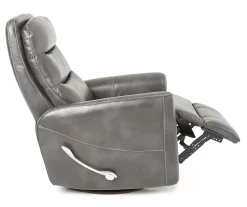 Real Living Bolero Faux Leather Swivel Glider Recliner -Chic Furniture Shop 810394206 2