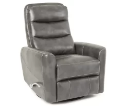 Real Living Bolero Faux Leather Swivel Glider Recliner -Chic Furniture Shop 810394206 5