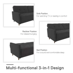 Ameriwood Avianna Coil Futon -Chic Furniture Shop 810405133 1