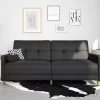 Ameriwood Avianna Faux Leather Coil Futon