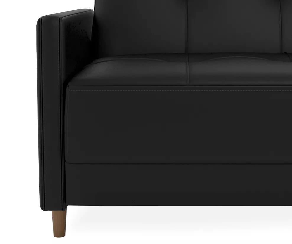 Ameriwood Avianna Faux Leather Coil Futon 20 Ameriwood Avianna Faux Leather Coil Futon - Image 20