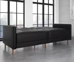 Ameriwood Avianna Faux Leather Coil Futon 26 Ameriwood Avianna Faux Leather Coil Futon -Chic Furniture Shop 810405140 3