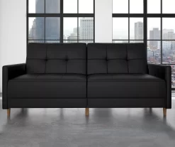 Ameriwood Avianna Faux Leather Coil Futon 28 Ameriwood Avianna Faux Leather Coil Futon -Chic Furniture Shop 810405140 4