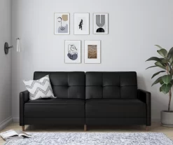 Ameriwood Avianna Faux Leather Coil Futon 30 Ameriwood Avianna Faux Leather Coil Futon -Chic Furniture Shop 810405140 5 1