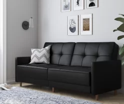 Ameriwood Avianna Faux Leather Coil Futon 32 Ameriwood Avianna Faux Leather Coil Futon -Chic Furniture Shop 810405140 6 1