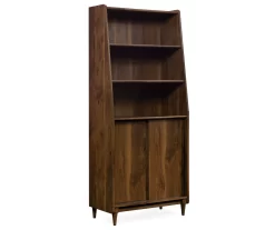 Harvey Park Dark Brown 3-Shelf Wide Bookcase