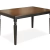 Owingsville Black & Brown Dining Table