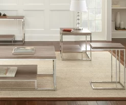 Lucia Brown Chairside End Table -Chic Furniture Shop 810422656 810422657 810422660 810422821