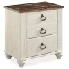 Willowton Whitewash Nightstand