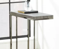 Lucia Chairside End Table With Nickel -Chic Furniture Shop 810422824 1