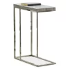 Lucia Chairside End Table With Nickel