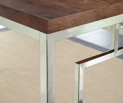 Alize Chrome Geometric Desk -Chic Furniture Shop 810422875 1