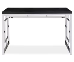 Alize Chrome Geometric Desk -Chic Furniture Shop 810422879 2
